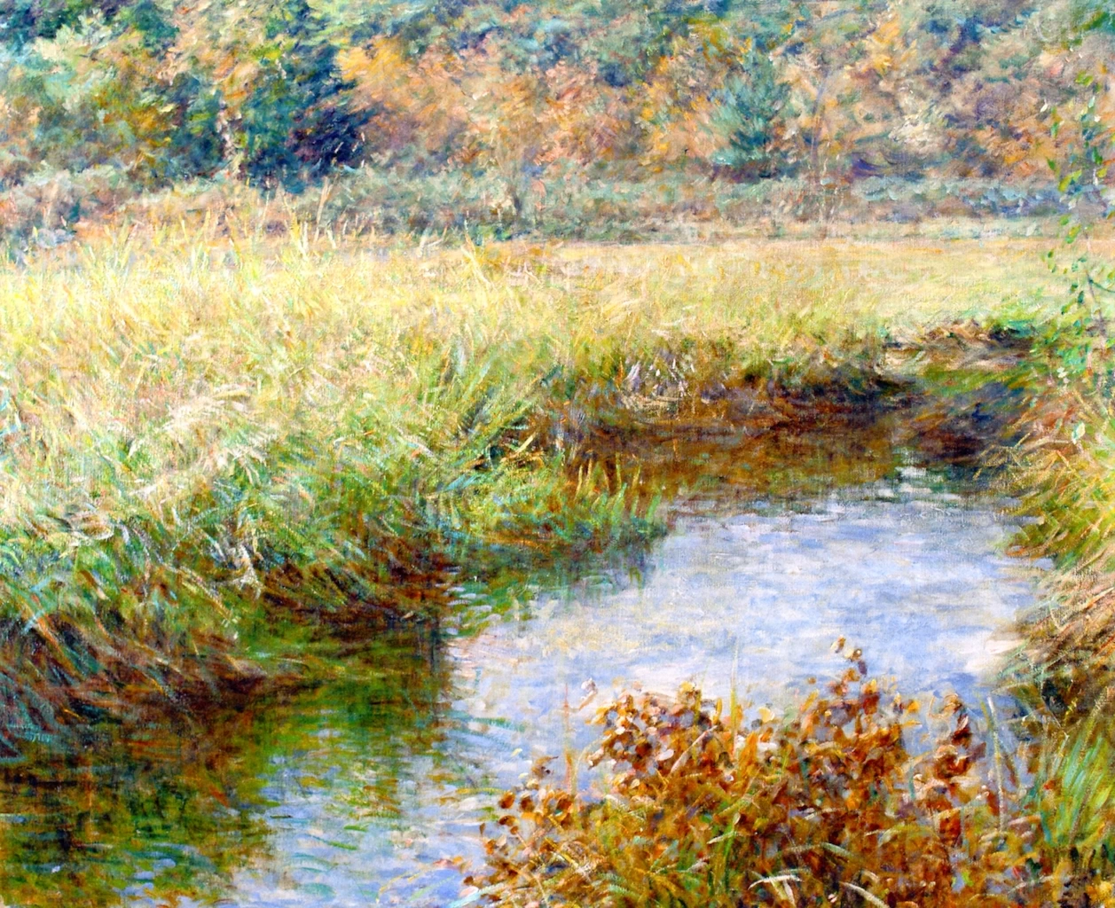 Prato con stagno, Medfield, Massachusetts, 1909